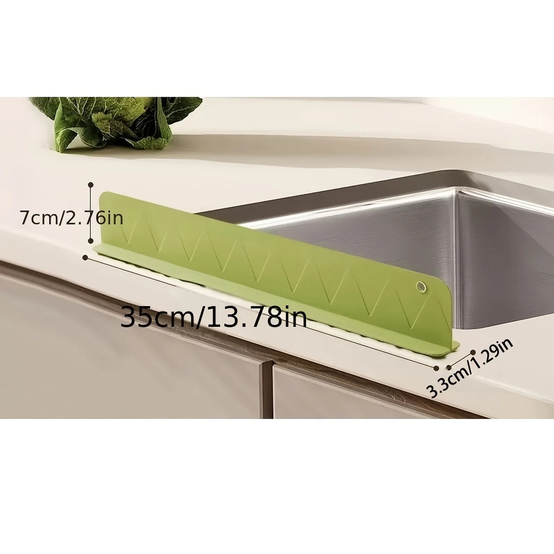 Silicone Sink Splash Guard 48cm – Kitchen Sink Water Splash Protector for Countertop